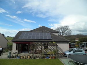 16 x Panasonic 250W solar panels