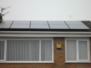 Solar panels in Kirkham
