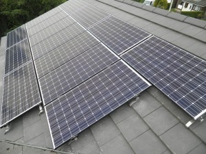 Solar panels in Edenfield