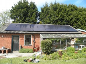 16 x Yingli 250W all black solar panels