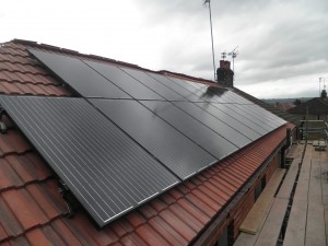 Solar panels in Denton, Tameside