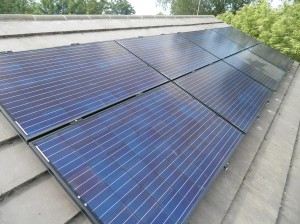 16 x Sharp 245W solar panels