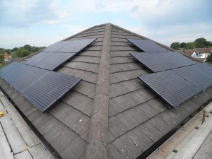 Solar panels in Adlington