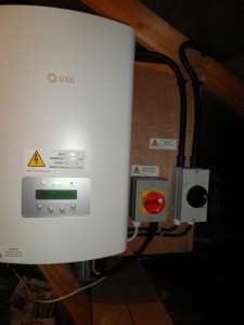 Solar panels in Adlington