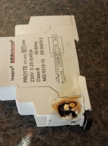Burned electrical connections