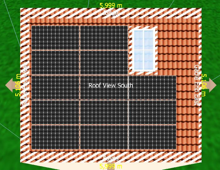 13 x Panasonic 240W solar panels (system size 3.12 kW)