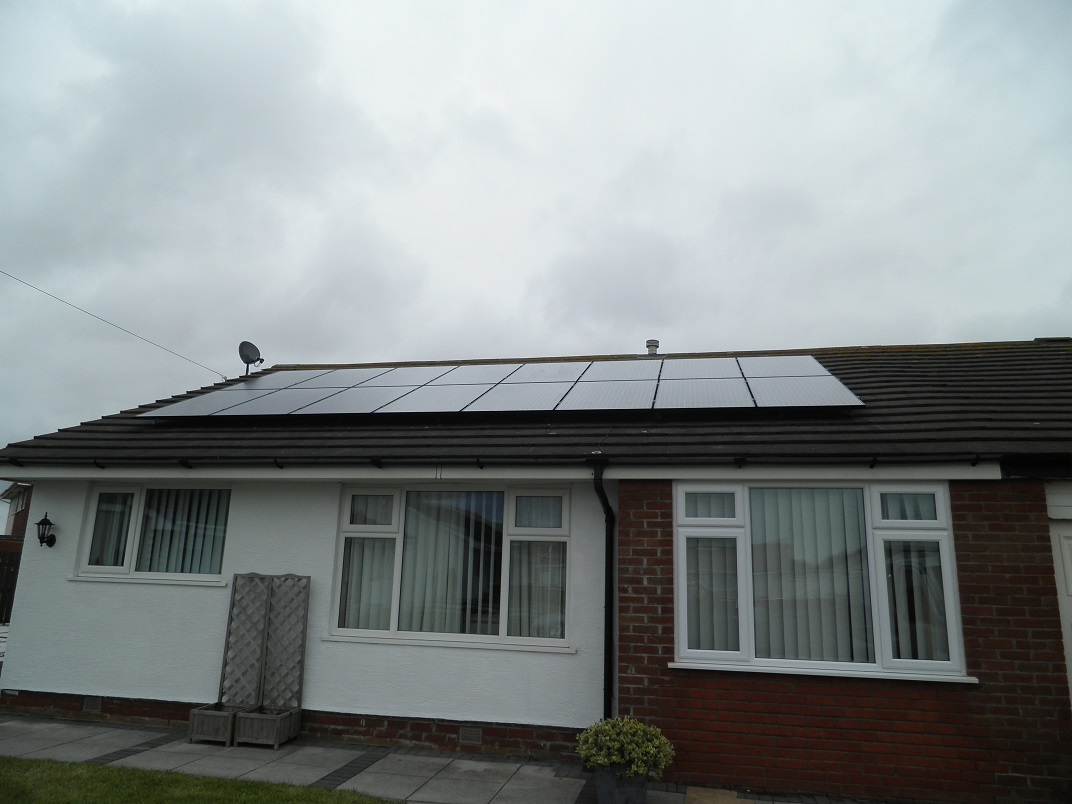 RED Electrical Solar panels case studies in Kirkham, Blackpool, Fylde